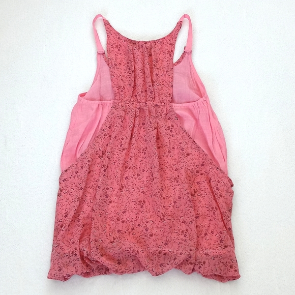 *Relisted* Myth NYC Women's Pink Floral Summer Tank Top Blouse Tie Decor S - Picture 2 of 14